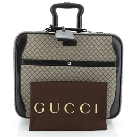 gucci hand luggage case|Gucci carry on suitcase.